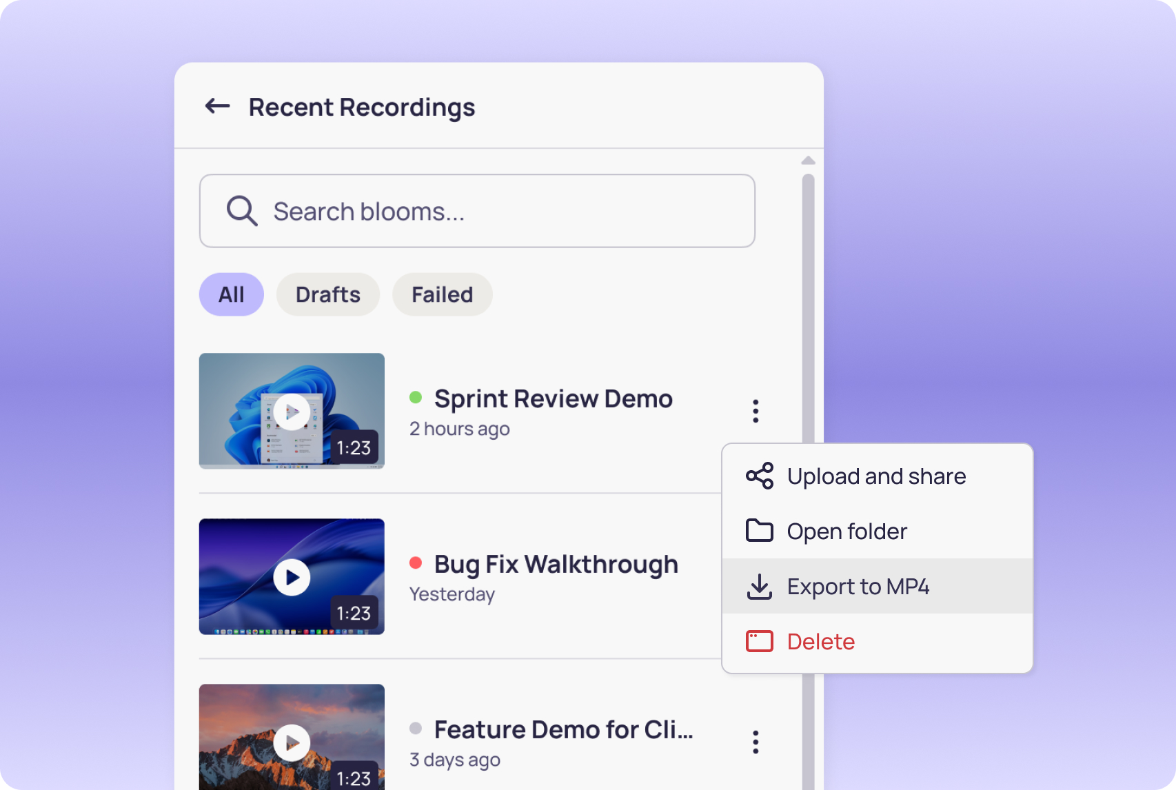Your video is yours first